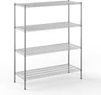 Regal Altair 21" Deep x 54" Wide x 64" Height Wire Shelving Kit | 4-Tier | NSF Commercial Storage Rack Unit