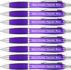 100 Pack Personalized Pens With Your Custom Logo Advertising Message - Party Favors