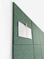 DECORITA Green Cork Board Alternative | Giant Pin Board Notice Board | Felt Bulletin Board for Office, Home & Classroom | Green Office & School Supplies | Felt Wall Tiles (12-Pack) | Tree