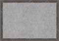 Amanti Art Grey Framed Magnetic Board 27x39 Large Vision Board for use with Magnets, 100% Metal Sheet to Display Items as Office Decor or for Home Organization in mudroom, Kitchen or Kids Room