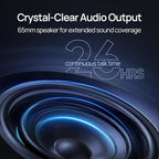 Yealink Bluetooth Speakerphone SP96 with Dongle Support Daisy-Chain 26H Talk Time Teams Certified 65mm Conference Speaker and 6 Microphones Array LCD Screen Smart AI Noise-Canceling