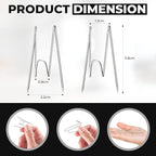 KuanStore 50Pcs Cubicle Hooks - Fabric Panel Wall Hooks with Clear Storage Box for Office, Home, School Decor & DIY Parties