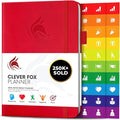Clever Fox Planner – Undated Weekly & Monthly Planner for Productivity, Time Management & Goals – Organizer Journal – A5 (Red)