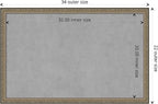 Amanti Art Silver Framed Magnetic Board 22x34 Large Vision Board for use with Magnets, 100% Metal Sheet to Display Items as Office Decor or for Home Organization in mudroom, Kitchen or Kids Room