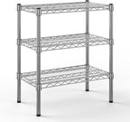 Regal Altair 14" Deep x 24" Wide x 27" Height Wire Shelving Kit | 3-Tier | NSF Commercial Storage Rack Unit