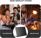 VILLCASE 10pcs Mini Chalkboard Signs Reusable Acrylic Desktop Message Boards Small Table Blackboards for Weddings Parties Restaurant Display