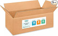 Medium Shipping & Moving Boxes 18 x 8 x 6 inches (5-Pack) - Extra Strength 200 lb vs Regular - Corrugated Packing Boxes for USPS/UPS/FEDEX - Moving Cardboard Box - Corrugated Box by IDL Packaging