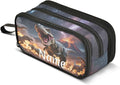 BOENLE Custom Dinosaurs Roar Pencil Case Box Boys Girls Personalized Name Large Pencil Pouch Stationery Pen Bag Organizer for Kids Adults School Office
