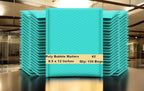iMBAPrice 8.5x12 Inches Teal Color Polybubble Bag, 100-Pack Medium Size #2 Self Seal Poly Bubble Mailers Padded Packing Envelopes (Total 100 Bags)