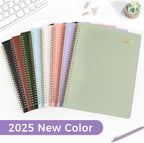 SUNEE 2026 Planner, Weekly and Monthly Calendar Planner 9"x11.2"- 12 Month (January 2026 - December 2026), Vegan Leather Cover, Pocket, Bookmark, Notes, Monthly Tab, Purple
