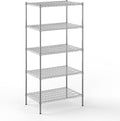 Regal Altair 24" Deep x 36" Wide x 74" Height Wire Shelving Kit | 5-Tier | NSF Commercial Storage Rack Unit
