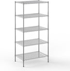 Regal Altair 24" Deep x 36" Wide x 74" Height Wire Shelving Kit | 5-Tier | NSF Commercial Storage Rack Unit