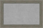 Amanti Art Grey Framed Magnetic Board 31x47 Large Vision Board for use with Magnets, 100% Metal Sheet to Display Items as Office Decor or for Home Organization in mudroom, Kitchen or Kids Room