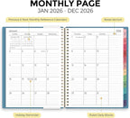 2026 Planner, 8.5" x 11" Weekly and Monthly Planner, January 2026 - December 2026, Agenda Planner with Monthly Tabs, Goal Setting & Time Management Organizer for Women & Men