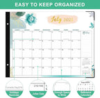 Desk Calendar 2025-2026 - 18 Months Desktop Calendar From July 2025 to December 2026, 22" X 17" Large Desk Calendar 2025-2026 Perfect for Planning and Organizing In Your Home, School or Office