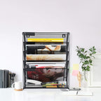 samstar Wall File Holder, 6-Tier Hanging Wall File Organizer Wall Mount Paper File Folder Mail Organizer for Office/School, 1 Pack