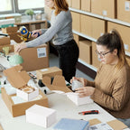 Eupako 30 Pack Small Shipping Boxes Assorted Sizes, 4x4x2, 6x4x3, 7x5x2-10 PCS Each Small Boxes, White Corrugated Box Mailers, Cardboard Boxes for Packaging Small Business, Mailing