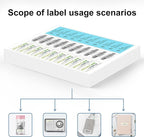 Methdic Address Labels 1" x 2-5/8" 900 Labels Sticker Paper for Laser/Ink Jet Printer Mailing Labels 8.5"×11" White 30 per Sheet