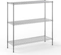 Regal Altair 18" Deep x 54" Wide x 54" Height Wire Shelving Kit | 3-Tier | NSF Commercial Storage Rack Unit