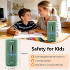 AFMAT Electric Pencil Sharpener, Fully Automatic Pencil Sharpener, Auto in & Out, Rechargeable Hands-Free Sharpeners for Jumbo & Colored Pencils (6.5-12mm), Portable for Home/Classroom/Office PSC2