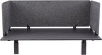 ReFocus™ Raw Clamp-On Acoustic Desk Divider – Reduce Noise and Visual Distractions with This Lightweight Desk Mounted Privacy Panel (Anthracite Gray, 47.25" x 16", 23.6" x 16", & 23.6" x 16")