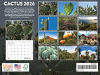 Cactus Calendar 2026 Monthly Wall Calender 12 Month | American Made In The USA