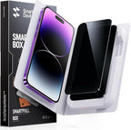 SMARTDEVIL 2 Pack for iPhone 14 Pro Max Privacy Screen Protector, Military Grade Shatterproof, 9H Hardness, Anti-Spy Tempered Glass, Fast & Easy Instlltion, Case Friendly