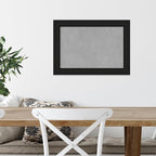 Amanti Art Black Framed Magnetic Board 15x21 Small Vision Board for use with Magnets, 100% Metal Sheet to Display Items as Office Decor or for Home Organization in mudroom, Kitchen or Kids Room