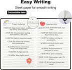 SUQJOY Lined Journal Notebooks for Writing, 100 GSM Thick Paper, 1 Pack Hardcover Notebooks, A5 College Ruled Notebook, Journaling Notebook for School/Travel/Office (Black- 1 Pack)