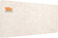 Lightomorrow Extra Large Bulletin Board - 96 x 48 Inches, Decorative Felt Pin Board for Wall - 8' x 4' Foldable Photo Display Board with Self-Adhesive Tape, Includes 20 Push Pins - Oatmeal