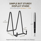 LIONWEI LIONWELI Decorative Plate Stand Holder Picture Frame Stand Easel Display Stand