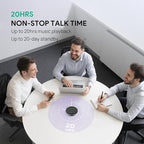 Yealink SP92 Bluetooth Speakerphone with Dongle Conference Speaker and Microphone Full-Duplex Noise Reduction 20h Teams Call 278g Wireless Portable Design Suit for 4-6 Meeting Room