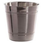 BINO Metal Waste Basket for Home, Office, Bathroom, Dorm, Kitchen and More | Trash Can Bin for Bedroom | Desk Trash Can | Home Essentials