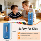 AFMAT Electric Pencil Sharpener, Fully Automatic Pencil Sharpener, Auto in & Out, Rechargeable Hands-Free Sharpeners for Jumbo & Colored Pencils (6.5-12mm), Portable for Home/Classroom/Office PSC2