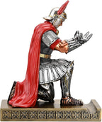 HDMbigmi Centurion Cloak Warrior Knight Pen Holder Mobile Phone Stand Desk Organizers and Accessories as Gift for Office and Home (Silver)