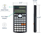 Mr. Pen Scientific Calculator - Solar Powered, 2 Line Display, Fraction & Statistics Calculations for School, College & High School Use