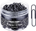 Large Paper Clips, 2 Inch Black Paper Clip, 200 pcs Jumbo Paperclips