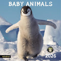 2026 Wall Calendar,Calendar 2026, November 2025 - December 2026, Wall Calendar Baby Animals, 12" x 24" Opened,Full Page Months Thick & Sturdy Paper for Calendar Organizing & Planning