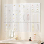 Neatsure Large Cork Board for Wall, 48" x 36" Bulletin Board with Pushpins, 12 Panels Felt Tiles Tack Push Pin Board for Office, Light Tan