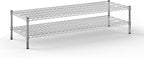 Regal Altair 21" Deep x 60" Wide x 14" Height Wire Shelving Kit | 2-Tier | NSF Commercial Storage Rack Unit