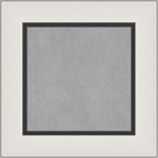 Amanti Art Silver Framed Magnetic Board 18x18 X-Small Vision Board for use with Magnets, 100% Metal Sheet to Display Items as Office Decor or for Home Organization in mudroom, Kitchen or Kids Room