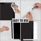Multifunction Computer Monitor Memo Board - Transparent Computer Side Panel Memo Creative Monitor Side Panel with Phone Holder Suitable for Office Home Desktop，Left and Right (4pcs)