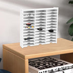 Abizarch 36 Slots Ink Pad Printing Storage Box, Large Capacity Ink Pad Holder for Stamp Up or Ranger Ink Pads Painting Tray Rack for Crafts Supply