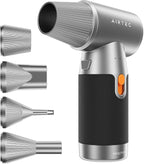 IT Dusters AirTec Ultra Electric Air Duster Blower for PC, Laptop, Console, Electronics and Home Cleaning, Environmental Alternative to Spray air can Duster Keyboard Cleaner (Type 8 - Space Core)