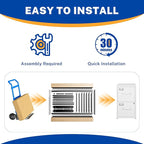 BYNSOE 2 Drawer File Cabinet with Lock Vertical Filing Storage Office Home Steel Vertical File Cabinets for Letter Size File Cabinet Locked,Assembly Required