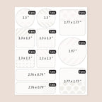 Large Name Labels for Kids (33) - Custom Stickers for Daycare and School Supplies - Durable, Waterproof Stickers for Water Bottles, Lunch Boxes, and More with Unique Designs - Pattern 1