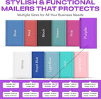Purple Small Poly Bubble Mailers 6x10 inch #0 | Self Seal Padded Envelopes | Cushioned Bubble Mailer | Usable Size 6x9 | WaterProof | Lightweight mailing Shipping Bags | 500 Pack Bulk