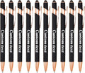 CRME Personalized Pens with Stylus Custom Pens in Bulk Customized Pen Engraved with Name Business Logo Multi Colors Ideal for Birthday School Party Metal Material Office Supplies for Women and Men