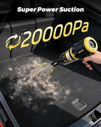 Mr.ego Handheld Car Vacuum Portable Cordless, 20000Pa High Power Suction Mini Vacuum Cleaner, 4-in-1 Portable Vacuum for Car, Home, Office & Desk Cleaning