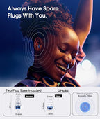 Hearprotek Concert Ear Plugs, 2Pairs Reusable high Fidelity Musician Ear Plugs for Concerts Loud Music-Noise Reduction Ear Protection earplugs for Rave,Festival,Music,Tinnitus Relief